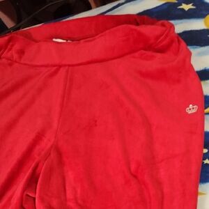 Juicy Couture Vibrant Red Track Pants